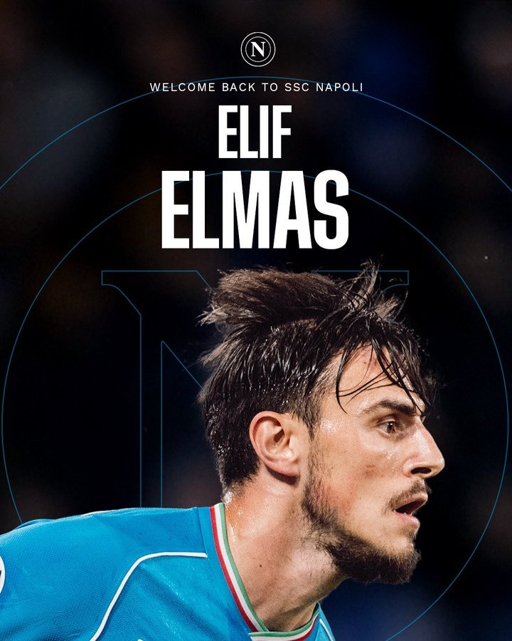 官方：莱比锡边锋埃尔马斯租借回归那不勒斯，后者可选择买断